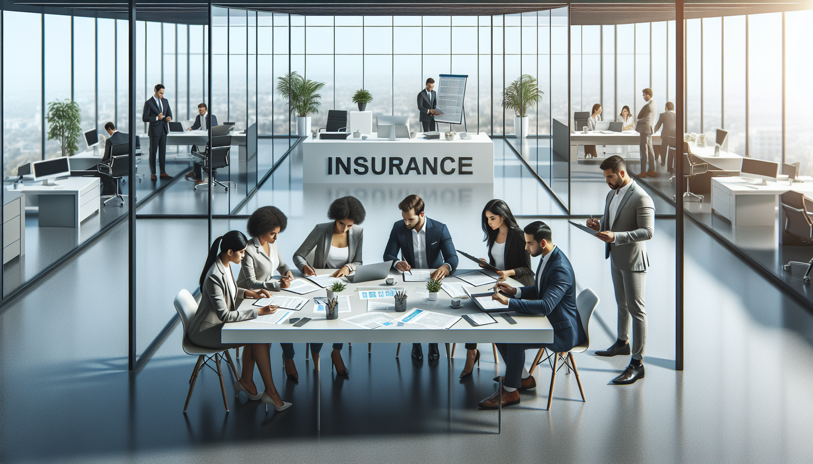 5 Myths About Whole Life Insurance That Cost Families Thousands - Insurance professionals discussing whole life insurance cos