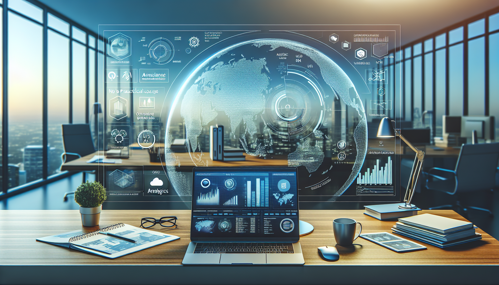 Can You Borrow From Life Insurance? What Most People Don’t Know - Insurance office IT workstation with laptop and analytics d