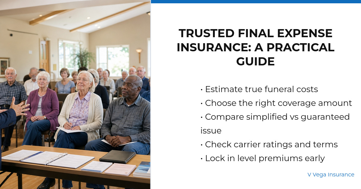Trusted Final Expense Insurance: A Practical Guide summary graphic