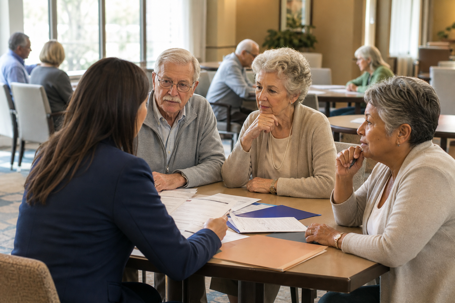 Senior community consultation about Whole Life vs Universal Life: Which One Actually Makes Sense? with local insurance expert