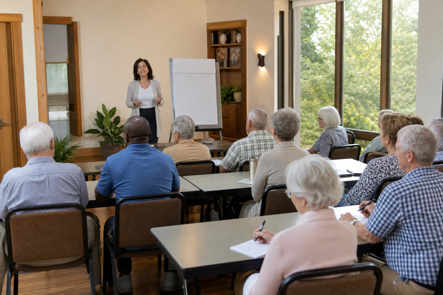 Who Has the Best Whole Life Insurance Rates - Community seminar for seniors explaining factors that affect whole life insuran