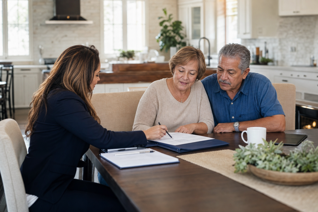 Whole Life Insurance in Fort Myers, Fl: What Families Should Know Before They Buy - Fort Myers agent consulting with older co